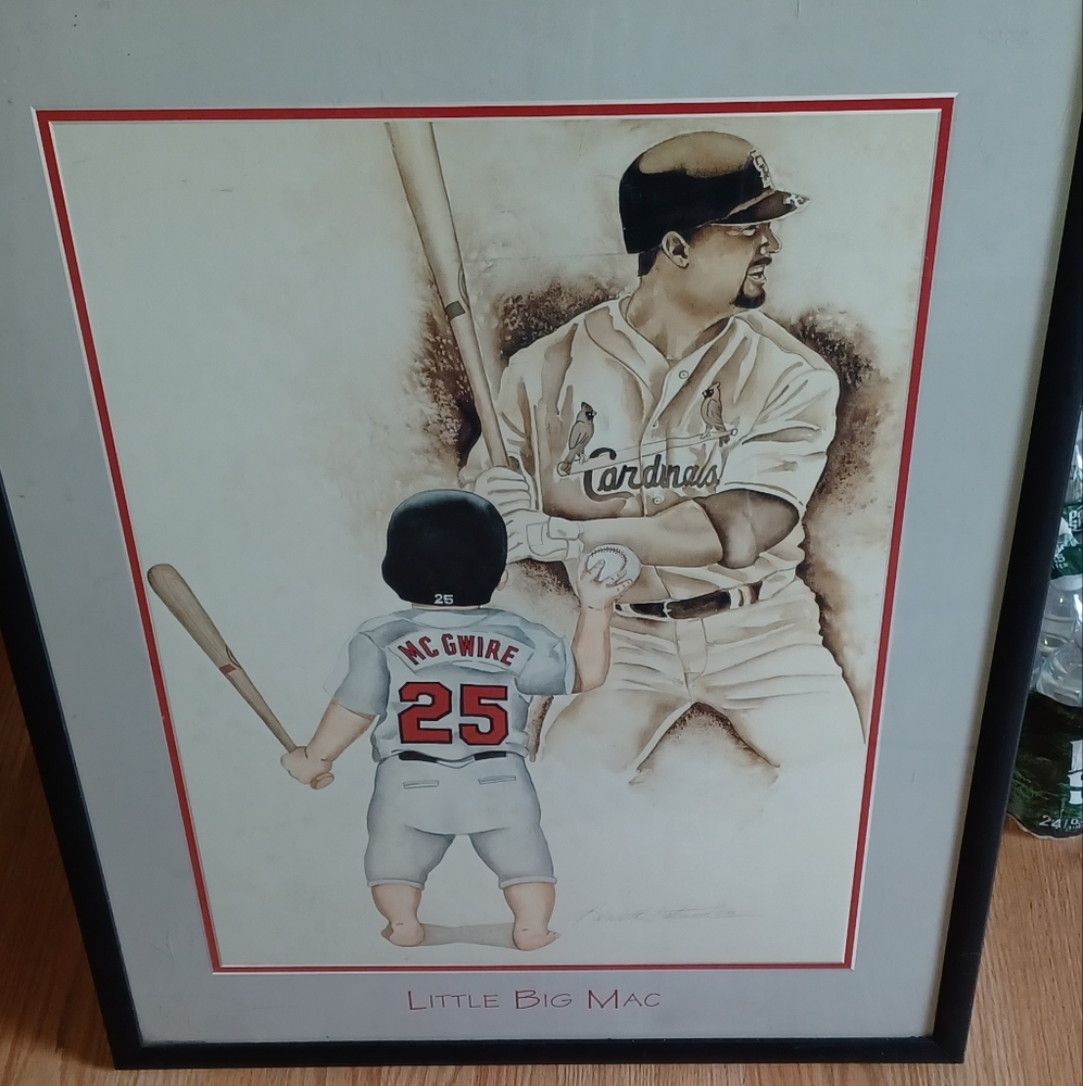 Cardinals Baseball Art Print Little Big Mac